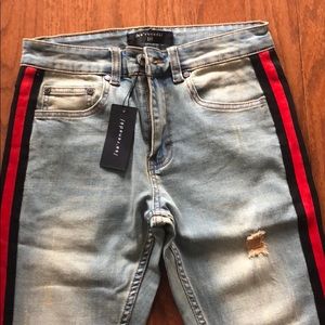 Men's - Serenede Light Denim w/ Side Stripe